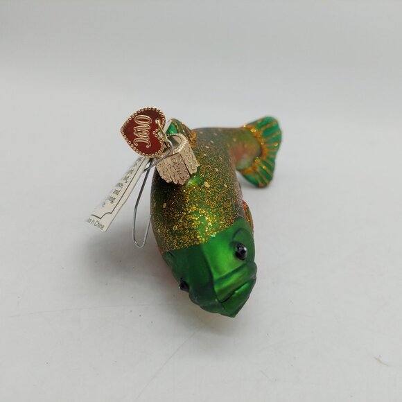 Old World Christmas Glass Ornament Rainbow Trout Multi-colored - Picture 3 of 9
